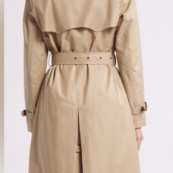 Ralph Lauren Khaki Double Breasted Water Resistent Trench Coat, Size XLG - Picture 4 of 11